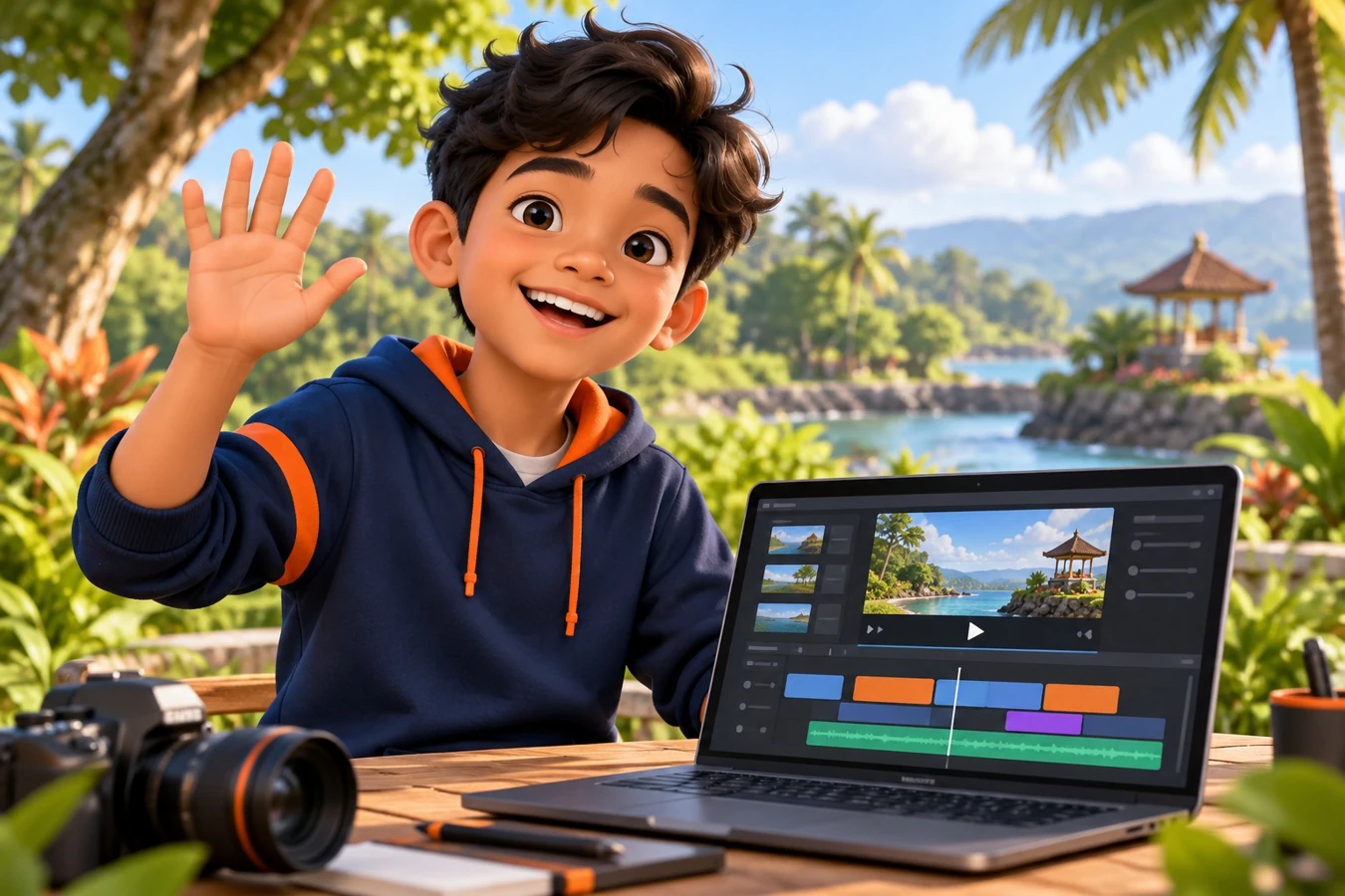 Ilustrasi Jasa Edit Video Animasi