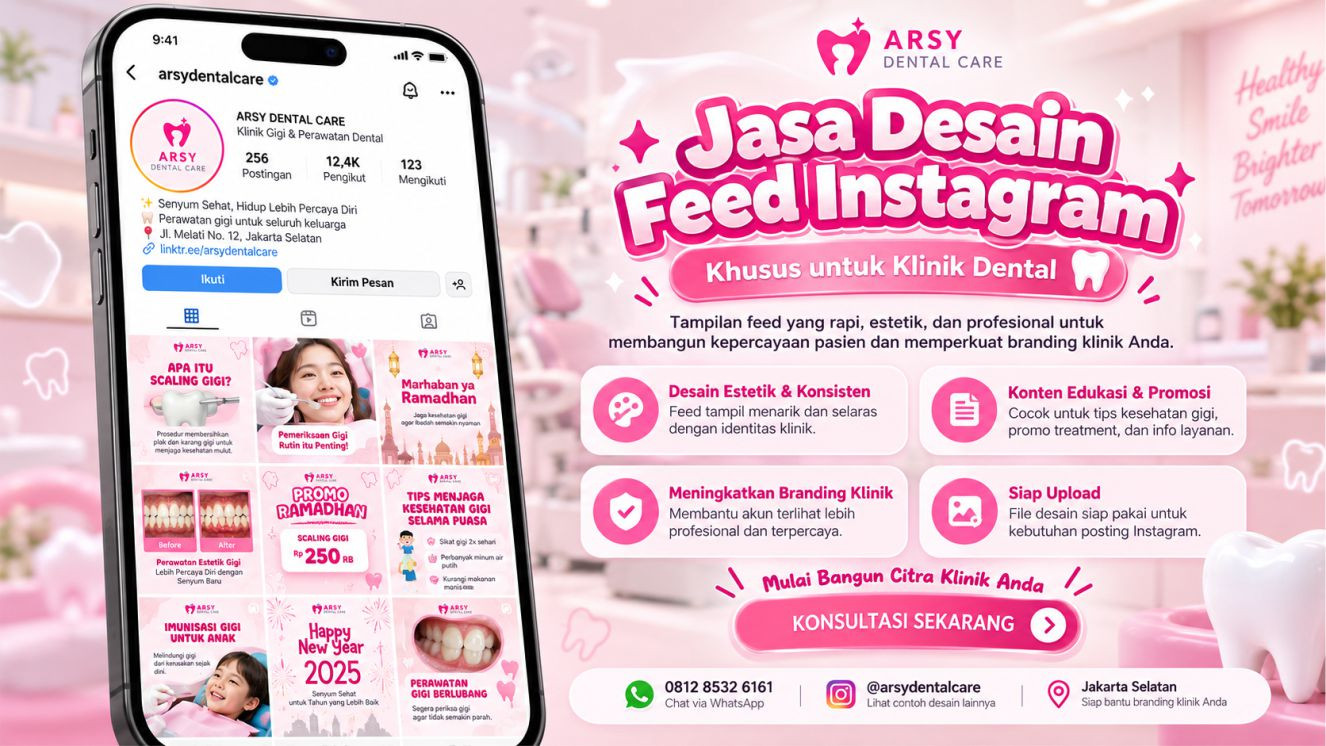 Feed Instagram Klinik Gigi