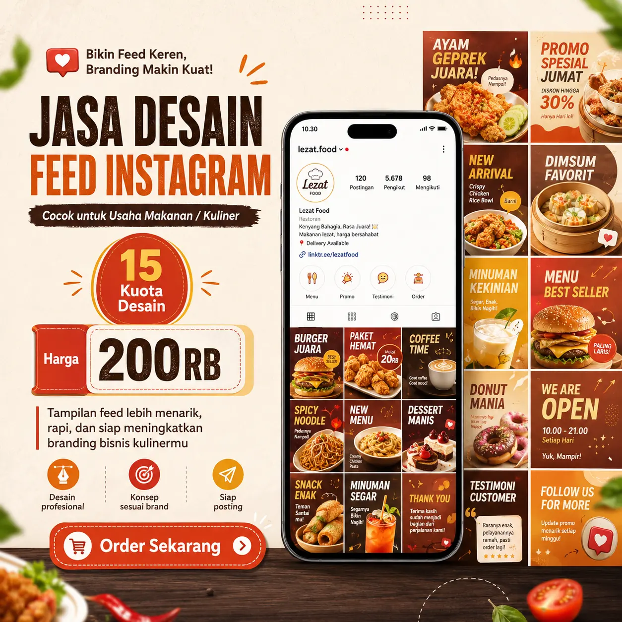 Jasa Desain Feed Instagram UMKM