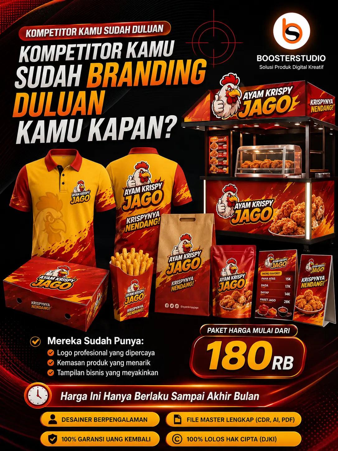 Paket branding mulai dari 180RB